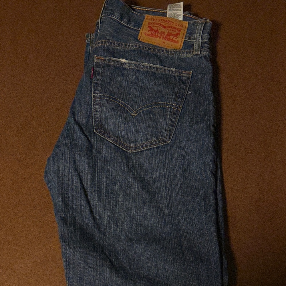 Levi's 559 Men's 32x32 Indigo Relaxed Straight Jeans